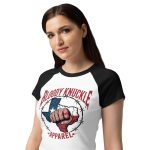 Women’s micro rib raglan baby tee